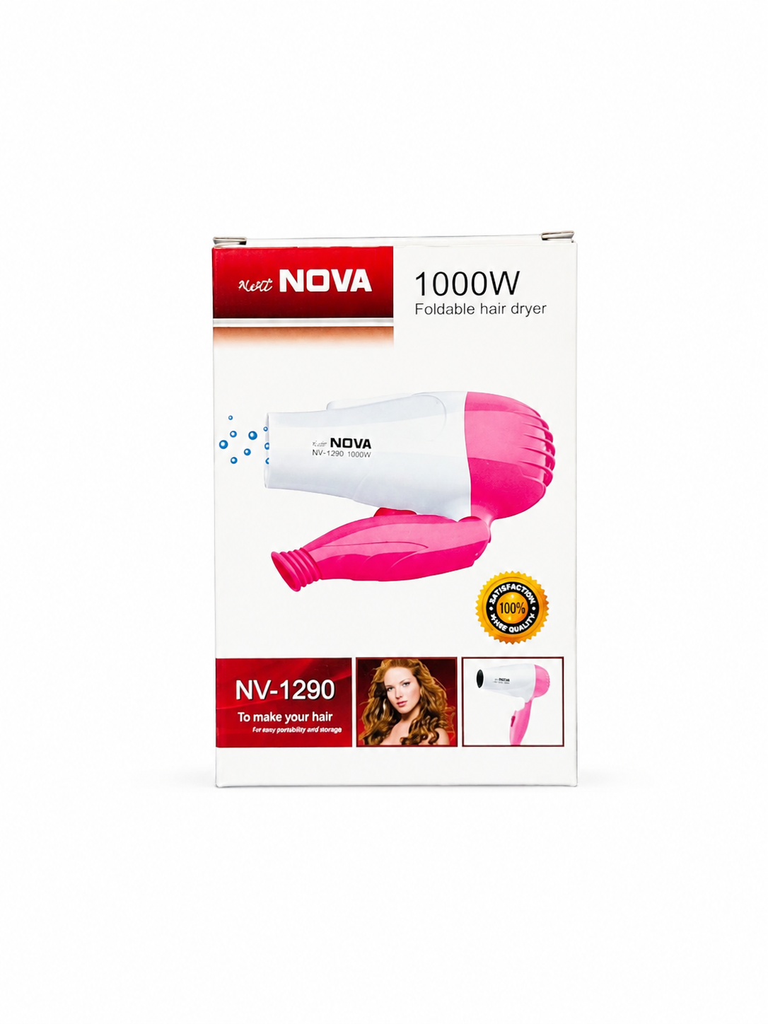 سشوار مسافرتی نوا اورجینال مدل NV-1290 تاشو 1000 وات
